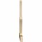 Ekena Millwork Saratoga Rough Sawn Timber Gable Bracket, Douglas Fir, 108"W x 36"H x 2"D x 4"F, 8/12 Pitch GBW108X36X0204SAR00RDF - alternate 3